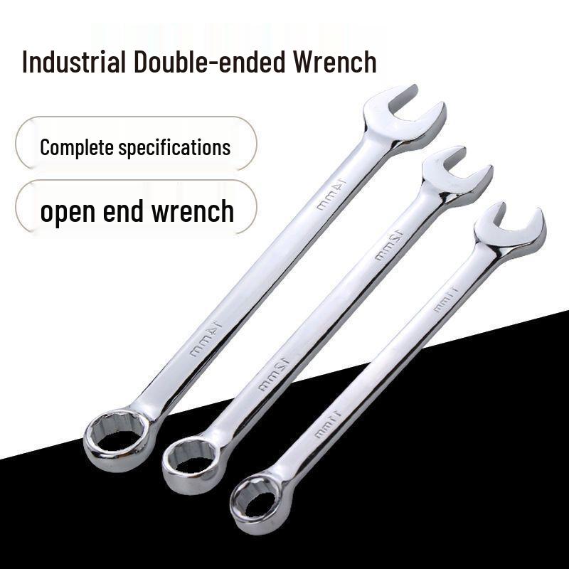 Thickened Multifunctional Wrench Set: Combination, Open-End, Box-End, and Fixed Wrenches for Auto Repair