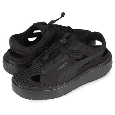 Women's Platform Trace Light Mule Sneakers 382872 (Puma Black 25.0 Cm)