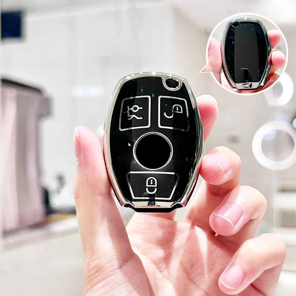 Tpu Car Key Case Keyless Cover Keychain For Mercedes Benz Gla Gls Glk Cls Cla C E A S Class Glc W176 W463 W205 W204 W212 W221