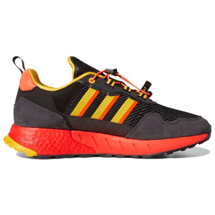 Marvel x adidas ZX 1K Rocket Herren-Sneaker Schwarz Core-Black Solar-Rot GX1210