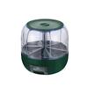 6KG Household Rotatable Rice Dispenser Sealed Dry Grain Bucket Dispenser Moisture-proof Kitchen Food Container Storage Box