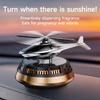 Helicopter Shape Dashboard Ornament Rotating Rotating Car Decor Car Air Freshener  Auto Gift