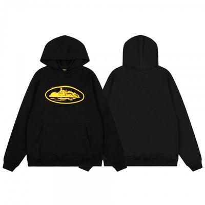 Corteiz Streetwear Kapüşonlu Sweatshirt Erkek Bol Kesim Pamuk Karışımı Harf Baskılı Günlük Sweatshirt