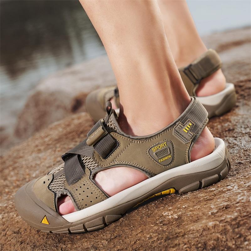 Brand Summer Men's Sandals Men Casual Shoes Design Cool Beach Men Shoes Male Comfortable Sandals Breathable Man Slippers