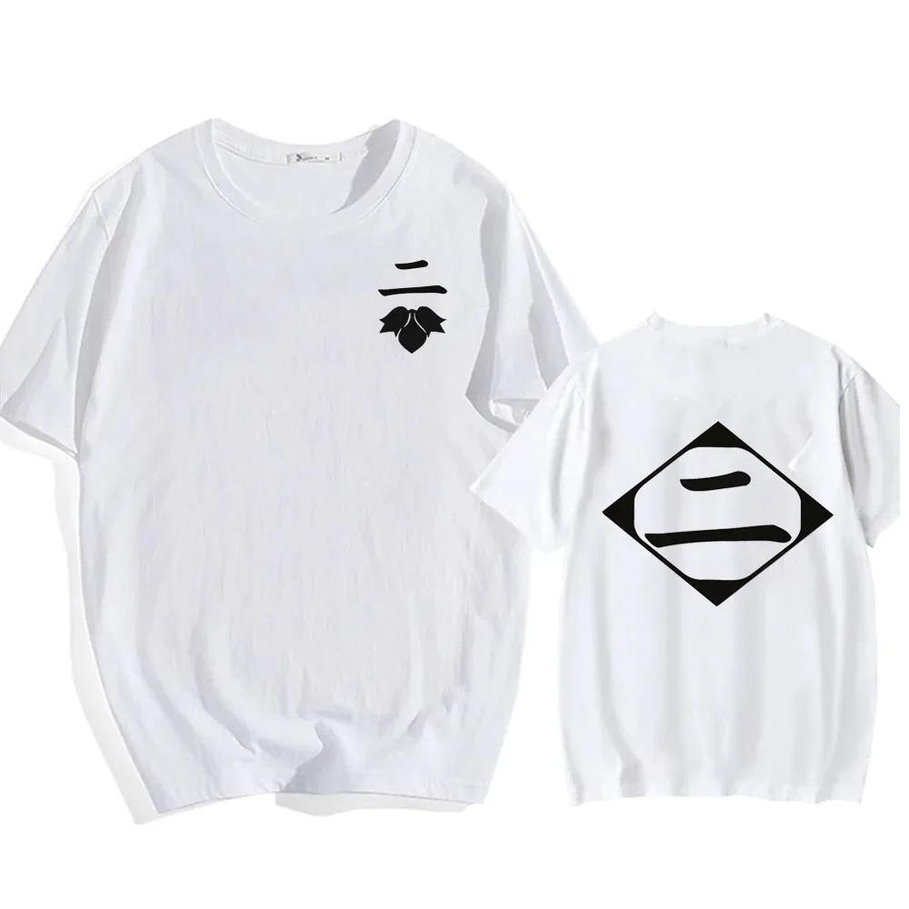 Hot Sale Anime Cotton T-Shirt Bleach Cosplay Shirt Zaraki Kenpachi Unisex Women O-Neck Short Sleeve Tee Fashion Tshirt For Fans