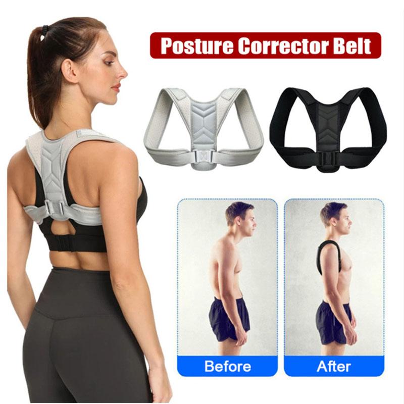 Adjustable Back Posture Corrector Neck Brace Training Equipment Home Office Man Woman Postura Shoulder Support Correction Belt
