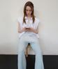 Leuba Eyelet Layered Pants - Clear Sky-Blue