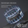 MagSafe Carbon Fiber Folding Magnetic Ring Phone Stand, 360° Rotating Alloy, Multi-functional and Universal.