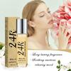 24k Golden Mysterious Ball Perfume Oil, Easy To Carry In Small Package, Lasting Aroma 10ml