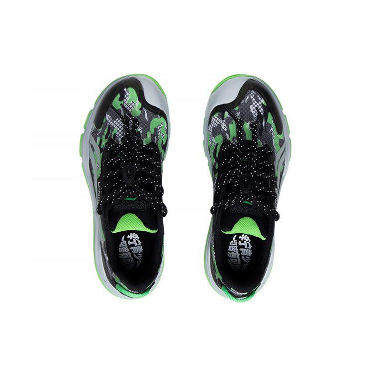 Li Ning Kids Sports Lifestyle Series Shock Absorption Rebound Classic Fashion Color Block Casual Shoes Kids Casual Shoes YKCS204-3