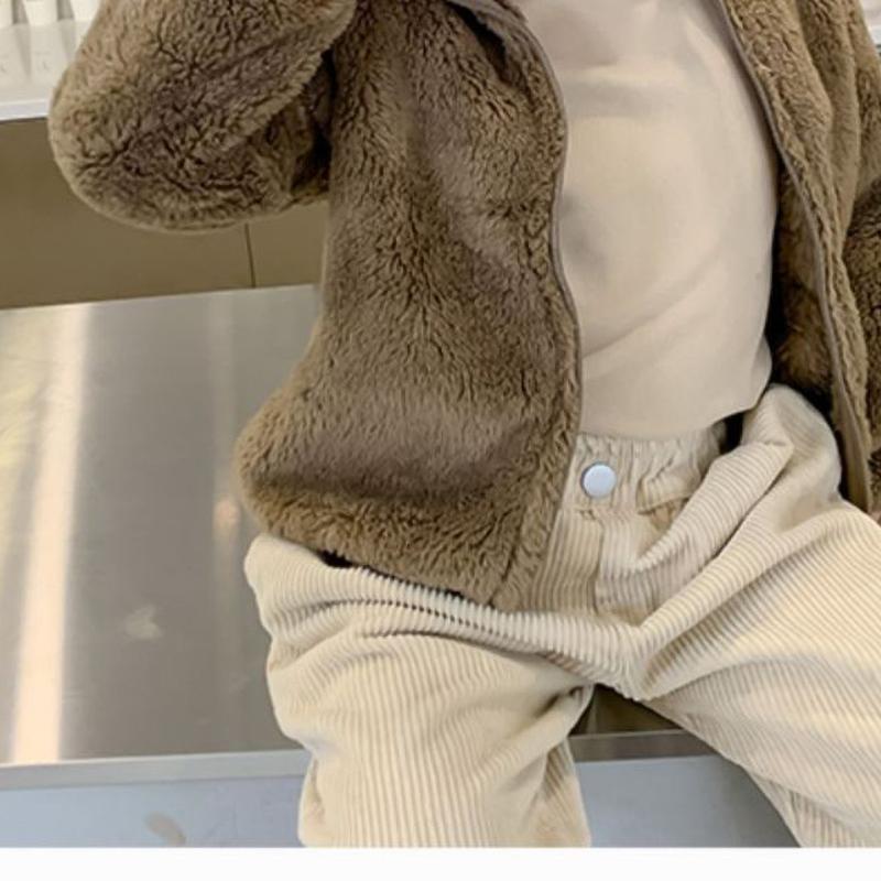 Rosa Mädchenjacken Herbstmantel Winter Thermofleecejacke Kinder Kinder Mäntel Warme Oberbekleidung