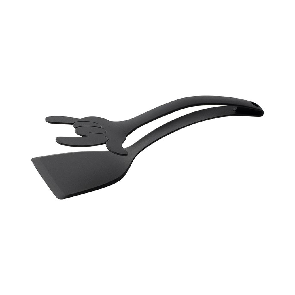 2-in-1-Flip-Zange mit Nylongriff, Eierspatel, Zange, Steakspatel, Zange, Klemme, Pfannkuchen, gebratene Wender, Küchenzubehör