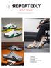 Cross-Border Men's Plus Size 2024 Summer Baotou Cool Slippers: Casual, Breathable Beach Mesh Shoes