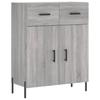Highboard Grey Sonoma 69.5 x 34 x 180 cm Particleboard
