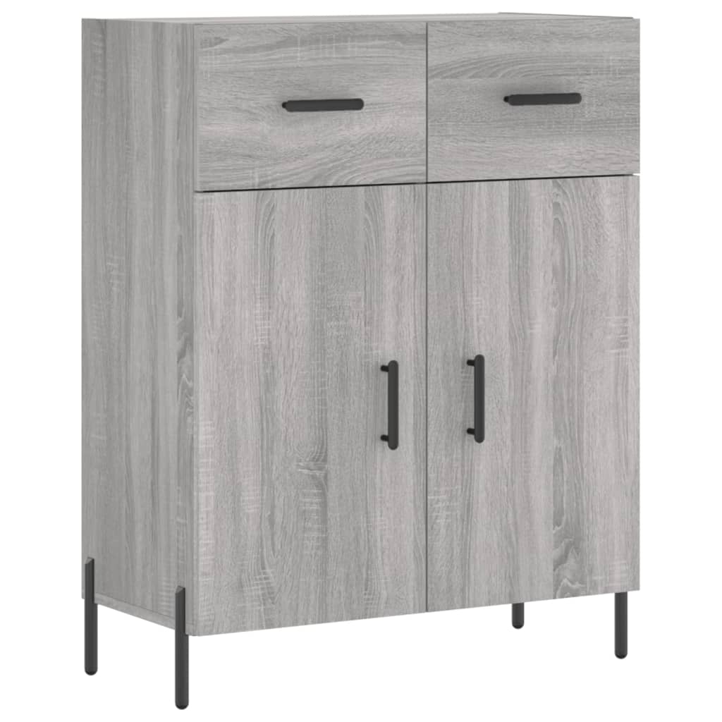 Highboard Grey Sonoma 69.5 x 34 x 180 cm Particleboard