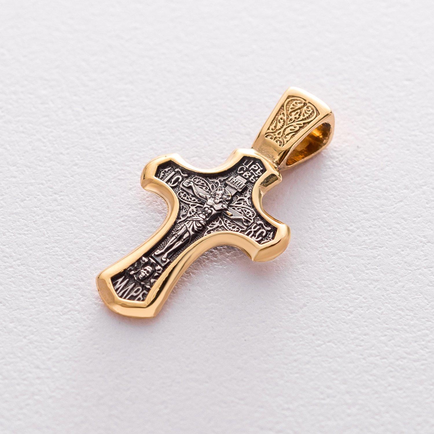 

Православний хрест Розп яття Христове. Врятуй та збережи Oniks срібний