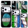 Capa Case for iPhone 17 Air 16 Pro Max 15 Plus 11 13 Mini 14 12 Back Phone Cover Uzbekistan Flag Coat Of Arms