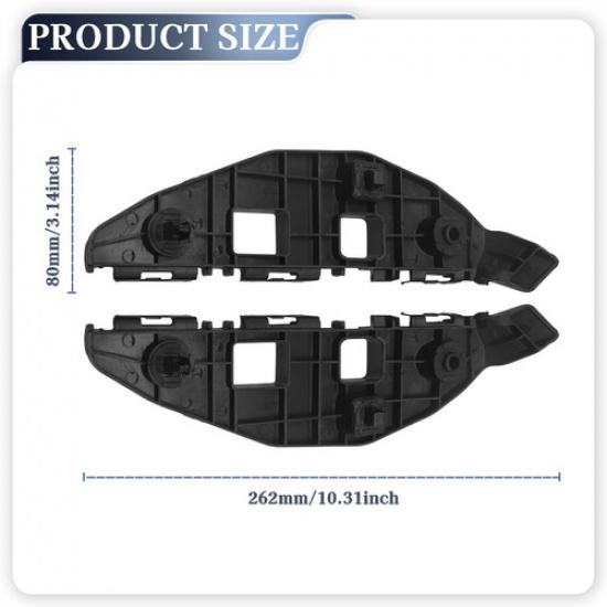 Front Bumper Brackets Retainer Side Support For 2010-2012 Lexus RX350 RX450h 2Pc