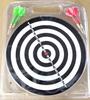 TradeWind Double-Sided Dartboard, 29cm, Includes 4 Darts, for Indoor Play, Party Games, Competition, and Practice.