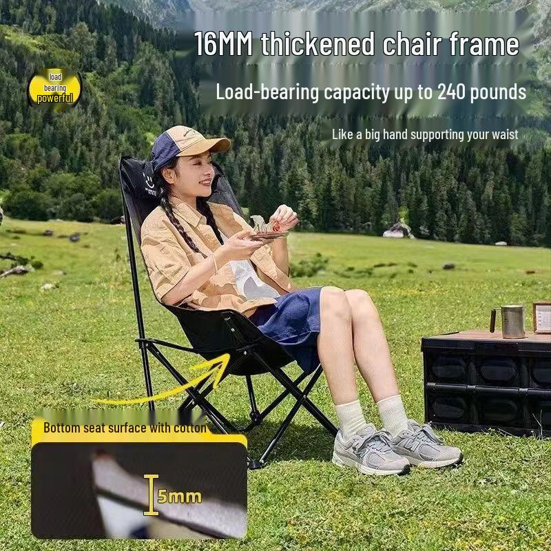 ZISIZ Portable High-Back Multipurpose Chair