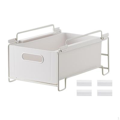 Organizer with Sliding Drawer for Kitchen And Bathroom