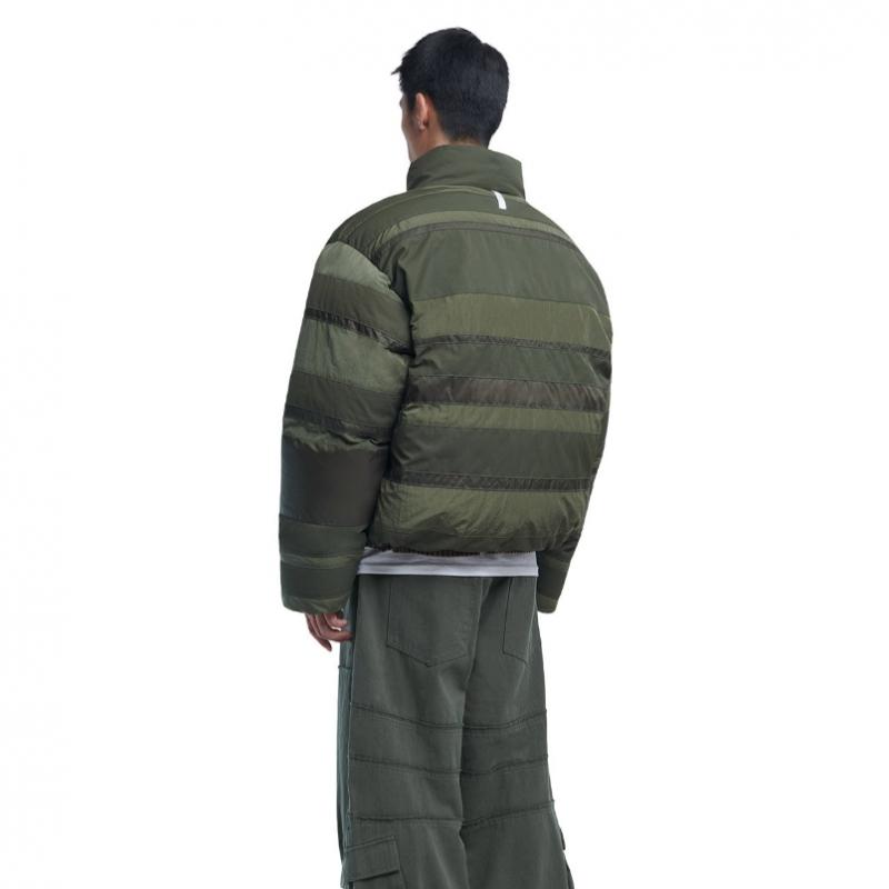 Nomanual H.c Nylon Down Jacket   Khaki