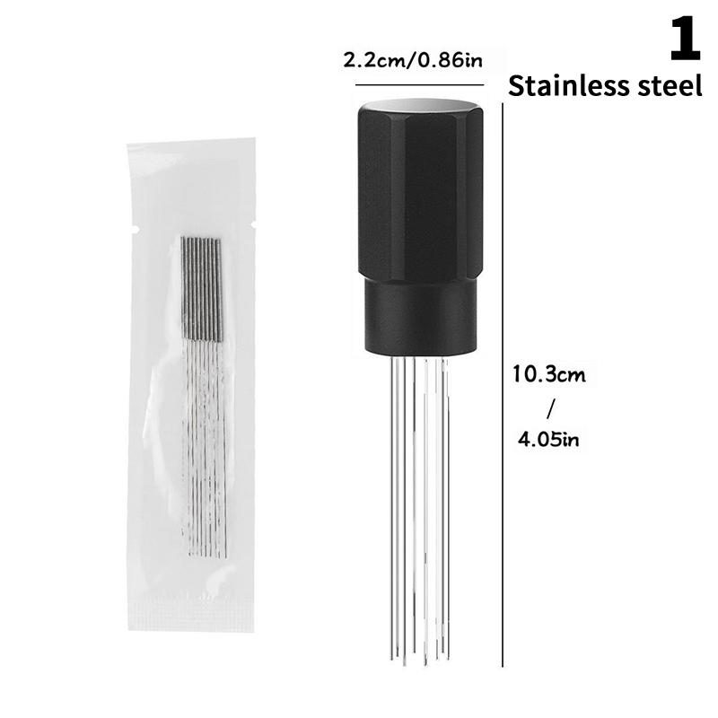 Magnetic Espresso Coffee Stirrer 7/8 Needles Coffee Distributor Tool For Coffee Machine Espresso Needle Coffee Accessories