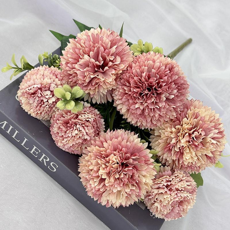 Faux Silk Flower Bouquet For Wedding Decor With Realistic Design For Home And Photography Use