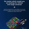 Bluetooth adaptér do auta 5.3 FM vysielač MP3 prehrávač Hudby Handsfree volanie Audio prijímač Typ-C PD USB Rýchla nabíjačka do auta