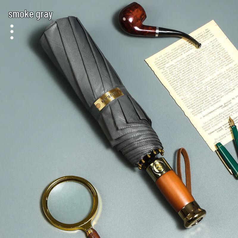 Nanqiao Solid Wood Handle Automatic Umbrella