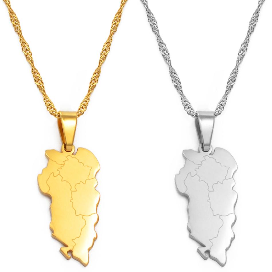 Anniyo Albanien Anhänger Halsketten Albanische Shqiperia Schmuck ShqipëriaeMadhe #534062