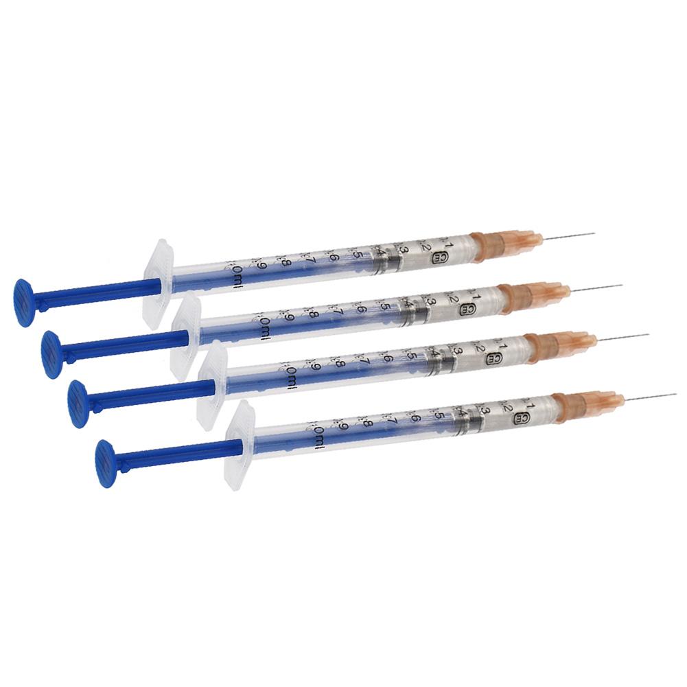 4Pcs Silver Conductive Paint Glue Heat Curing Wire Paste Adhesive Repair Application 0.3ml
