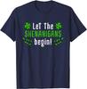 Let The Shenanigans Begin Saint Irish Pats St. Patrick's Day Costume T-Shirt for UnisexHoliday Spring Summer Casual COTTON