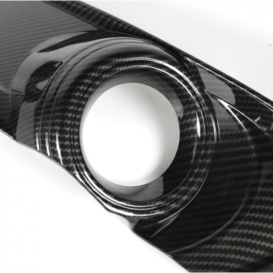 Front Fog Light Cover Trim For Ford Mustang 2015-2017 Carbon Fiber Accessories