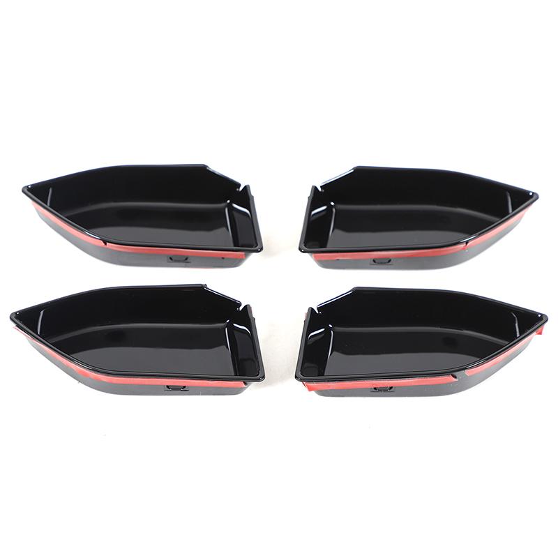 

For Range Rover Evoque 2020-2026 ABS Carbon Fiber Car Door Inner Handle Bowl Decorative Stickers Car Interior Accessories чорний