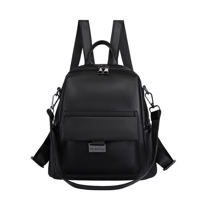 

Женский рюкзак, большой вместимости, рюкзак для путешествий, пригородных поездок чёрный