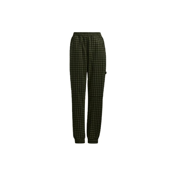 adidas originals Plaid Pattern Loose Sports Pants/Trousers/Joggers Green Men s HC6002 XXS