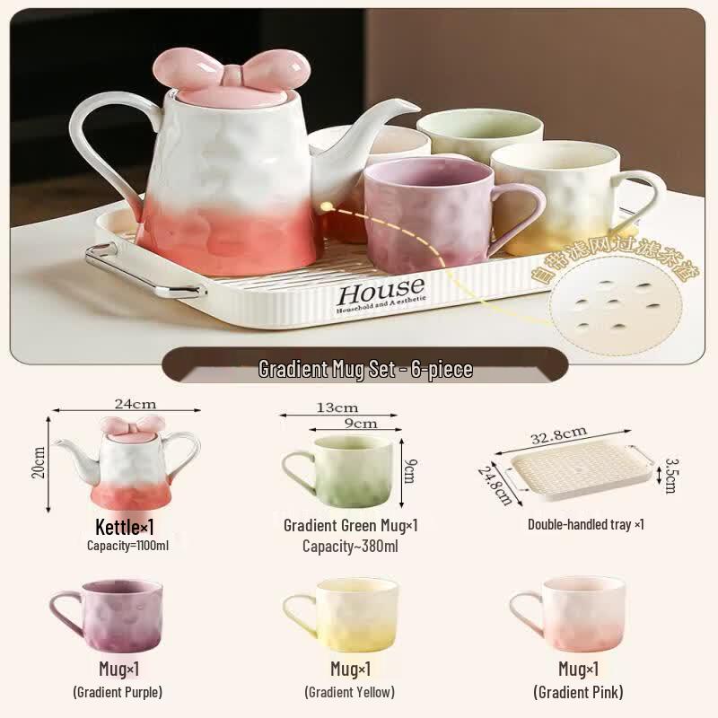 Star Gradient Ceramic Mug Set