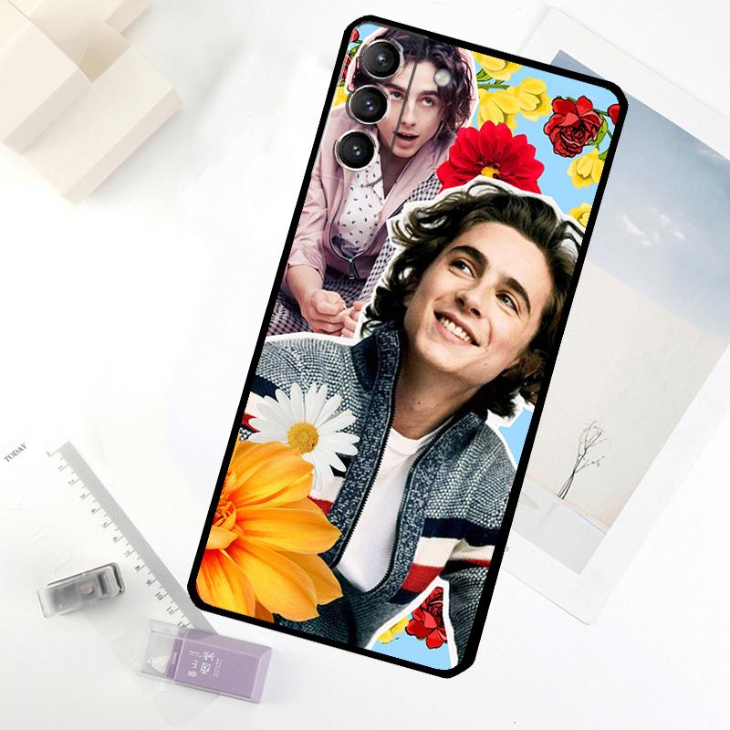 Timothee Chalamet Phone Case For Samsung Galaxy S20 FE S21 S22 S23 S24 S25 S26 Ultra S10 S25 Plus S25 FE Cover