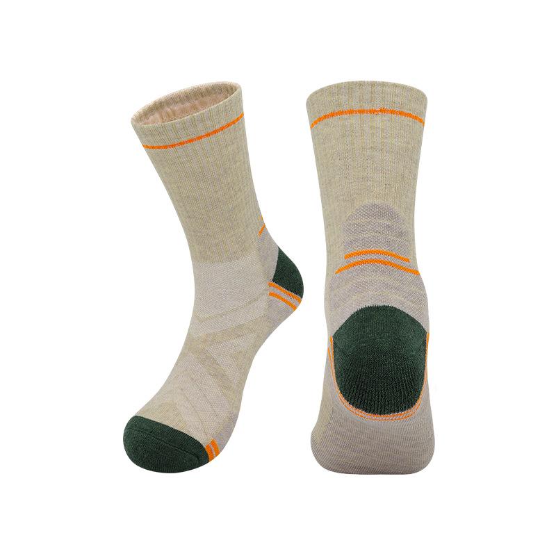 Sommer Merino Wolle Anti-Rutsch Wander- und Sportsocken - Atmungsaktiv und Warm