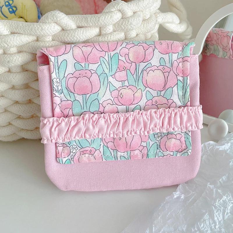 

Тетя Салфетка Большая Вместимость Гигиеническая Прокладка Косметичка Дорожная Портативная Маленькая Гигиеническая Прокладка Менструальная Сумка розовый