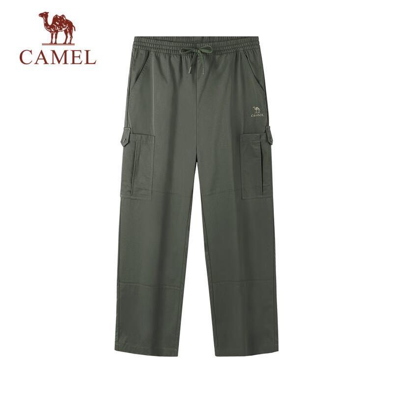 CAMEL Outdoor Water-Repellent Straight-Leg Cargo Pants
