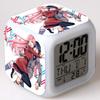 Versatile Darling In The Franxx Multi-function 7color Digital Alarm Clock With Classic Appeal