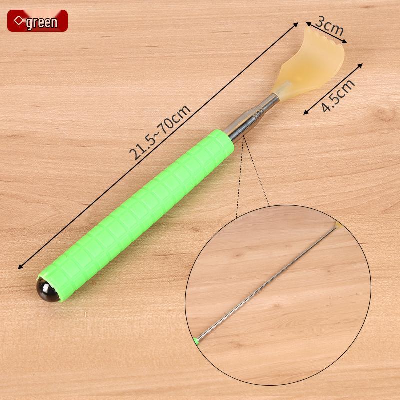 Tragbarer Ausziehbarer Ochsenhorn-Rückenkratzer für Haushalt und Reise