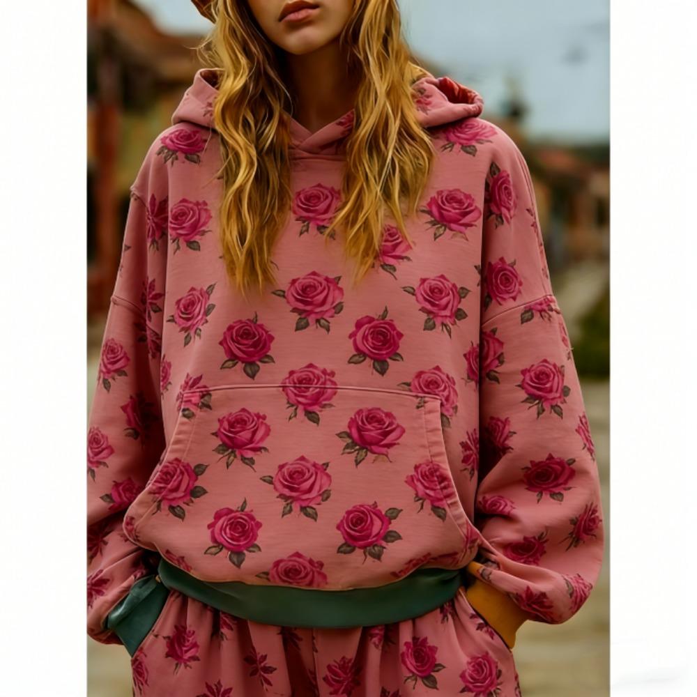 Spring Autumn European American Fashion 3d Print Hoodie Women Bohemia Casual Hoodie Streetwear Sweatshirt Women Clothes Top