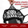 Motorcycle Cargo Net High Elastic Double Layer Motorcycle Net for Helmet Storage Bungee Cargo Net with 4 Hooks Luggage Net