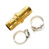 2pcs 1.91 Cm -1.95cm  Hose Connector with Metal Clip for Household for Garden Car Washing Practical Equipment Accessory