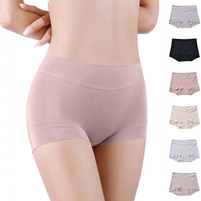Women'S Menstrual  Panties Mid-Waist Cotton Postpartum Women'S Panties Fully Covered Panties