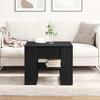Coffee Table Black Oak Look 55.5 X 55 X 45 Cm Engineered Wood