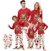 Print Cute Family Set Pajamas , Home Clothes , Family Set Long Sleeve Top Pants Set